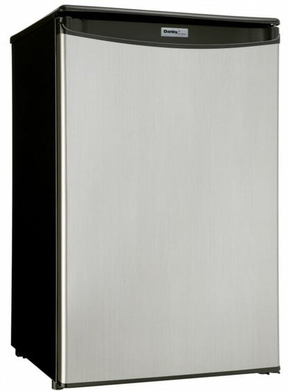 Danby - 4.4 CF All Refrigerator, Auto Defrost, Glass Cantilever Shelves, ESTAR Refrigerators - DAR044A4BSLDD