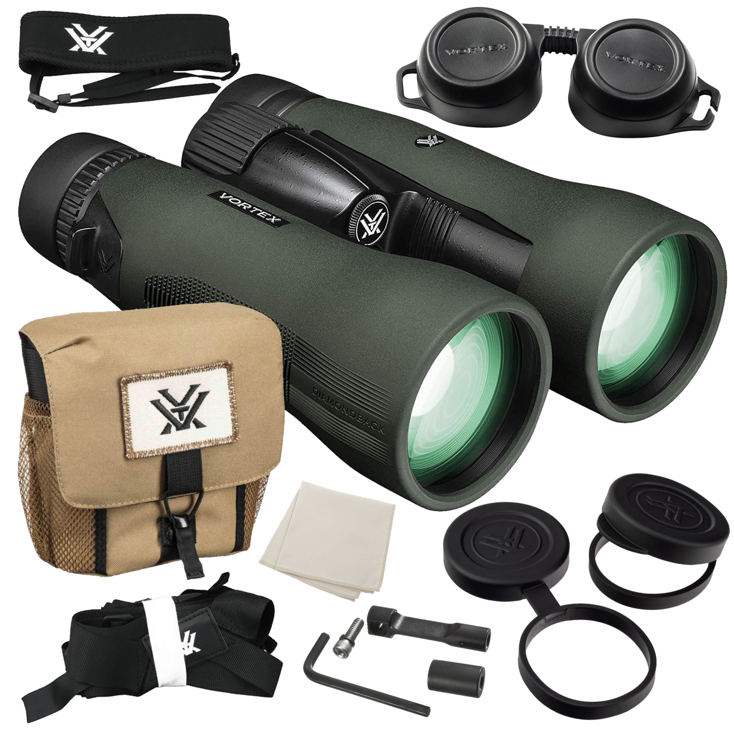 Vortex Optics DB-218 Diamondback HD 15x56 Binocular with Free Hat Bundle - DB-218_Hat-CD