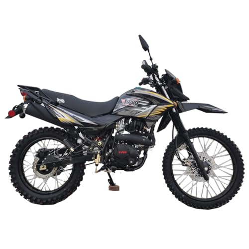 X-PRO RXE 250 Dual Sports Enduro Dirt Bike with 5-Speed Manual Transmission! Electric/Kick Start, 21"/18" Wheels - DB-V001