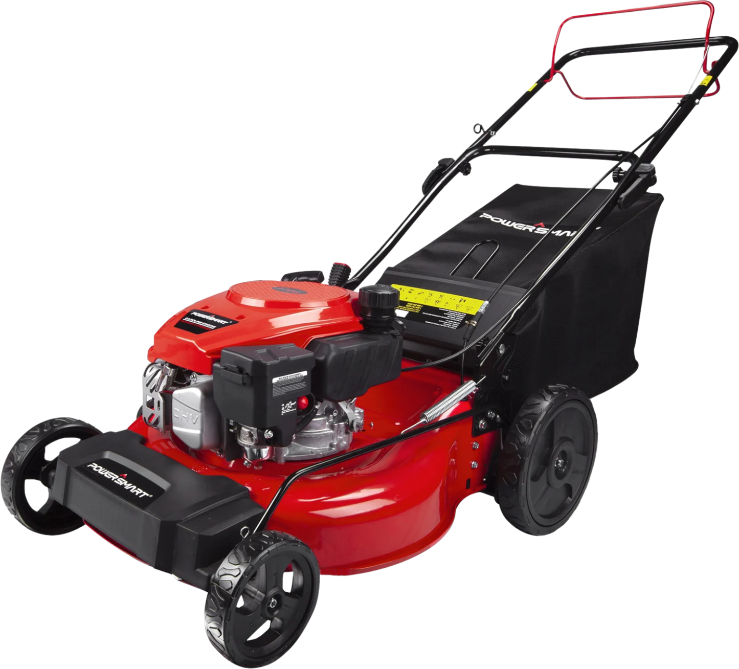 Powersmart 3-In-1 Lawn Mower 21" Self-Propelled 170cc Gas Engine Red Used - DB8621AS