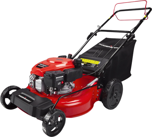 Powersmart 3-In-1 Lawn Mower 21" Self-Propelled 170cc Gas Engine Red Used - DB8621AS