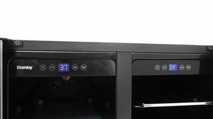 Danby - 5.2 CuFt Beverage Center, French Door Design, LED LightsBeverage Center - DBC052A1BSS