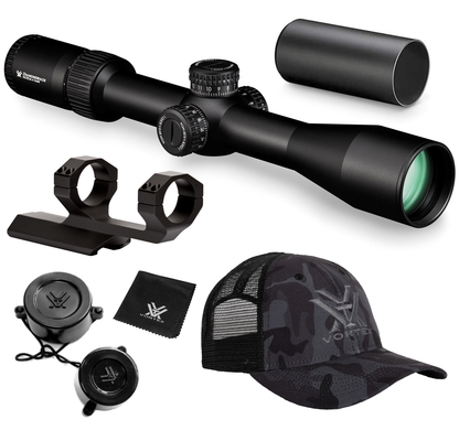 Vortex Optics Diamondback 4-16x44 FFP Riflescope EBR-2C (MOA) Reticle, 30mm Tube with Wearable4U Bundle - DBK-10026_121-53-BCA