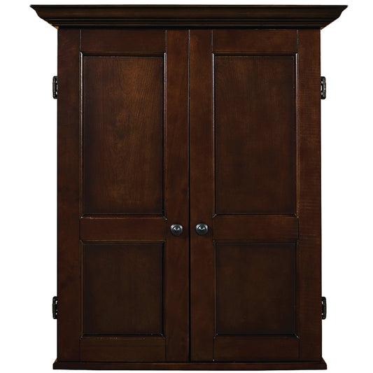 RAM Game Room Dartboard Cabinet Square - Cappuccino DCAB3 CAP