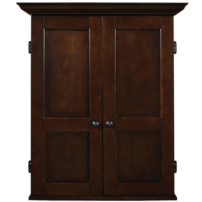 RAM Game Room Dartboard Cabinet Square - Cappuccino DCAB3 CAP