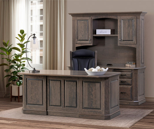 QW Amish Buckingham Credenza w/ Optional Hutch - 450C-BUC-103