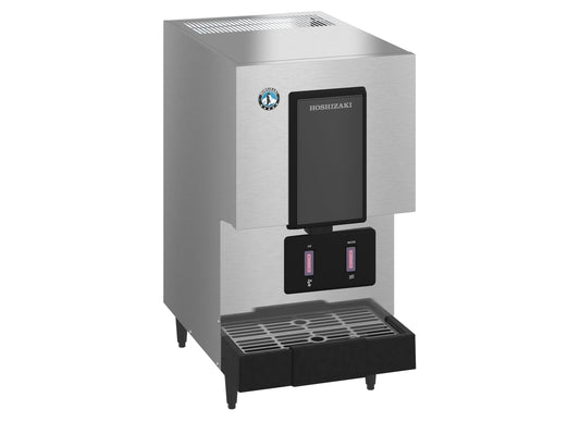 Hoshizaki| 17" Wide Hands Free Air-Cooled Mini Cubelet Ice & Water Dispenser w/ Built-In Storage Bin -DCM-271BAH-OS