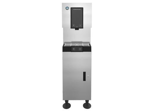 Hoshizaki DCM-271BAH | 17" Wide Air-Cooled Mini Cubelet Ice & Water Dispenser w/ Built-In Storage Bin - DCM-271BAH