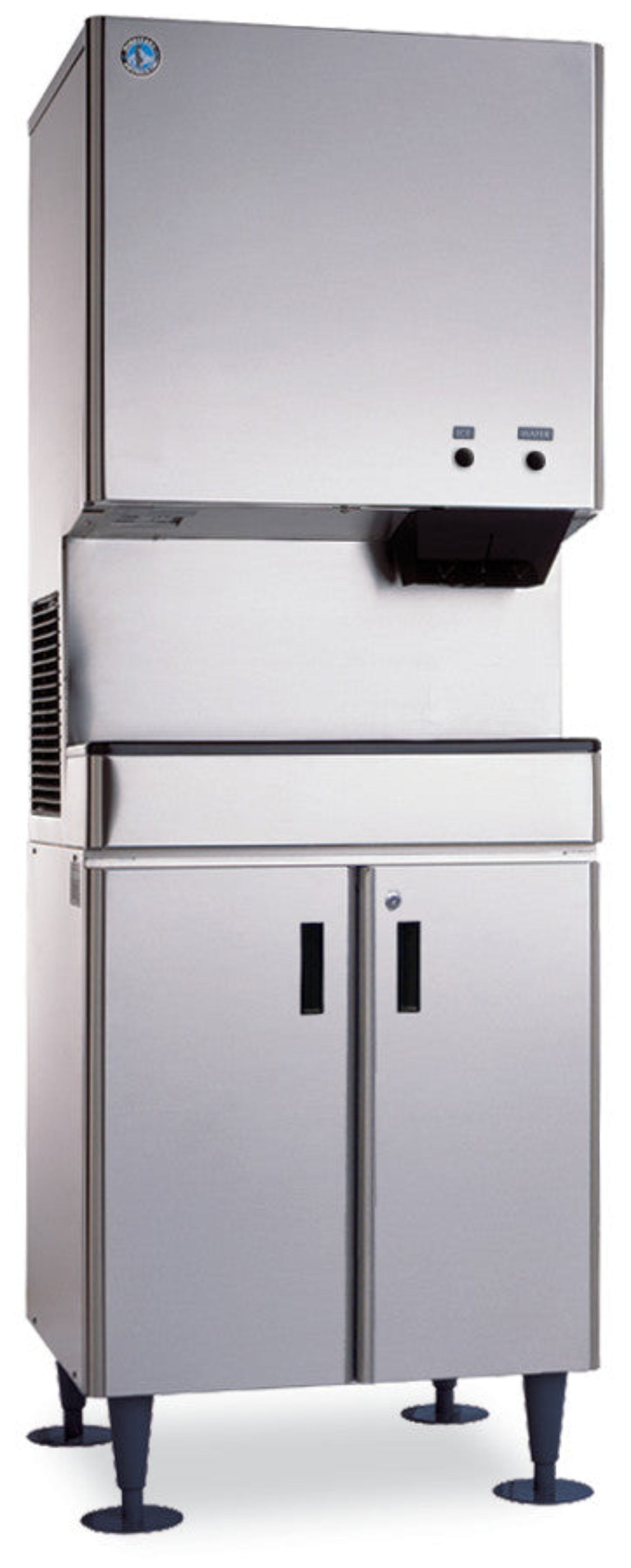 Hoshizaki  | 26" Wide Air-Cooled Mini Cubelet Ice & Water Dispenser w/ Built-In Storage Bin - DCM-300BAH