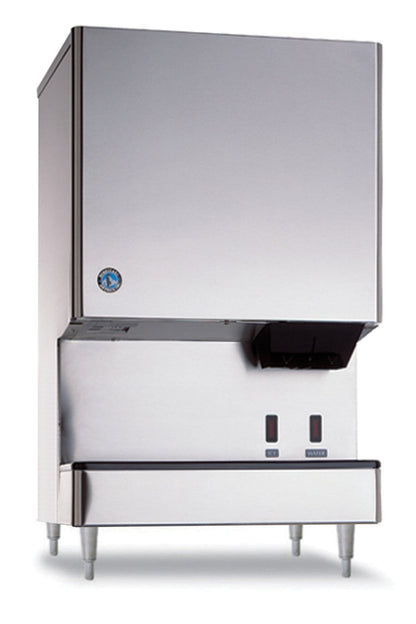Hoshizaki  | 26" Wide Hands Free Water-Cooled Small Cubelet Ice & Water Dispenser w/ Built-In Storage Bin - DCM-500BWH-OS