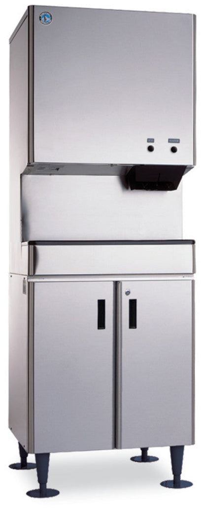 Hoshizaki | 26" Wide Water-Cooled Small Cubelet Ice & Water Dispenser w/ Built-In Storage Bin -DCM-500BWH