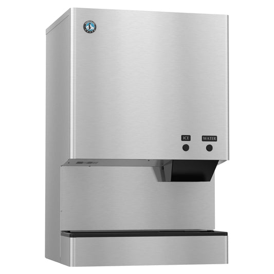 Hoshizaki | 26" Wide Water-Cooled Small Cubelet Ice & Water Dispenser w/ Built-In Storage Bin -DCM-500BWH