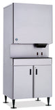 Hoshizaki  | 34" Wide Hands Free Water-Cooled Small Cubelet Ice & Water Dispenser w/ Built-In Storage Bin - DCM-751BWH-OS
