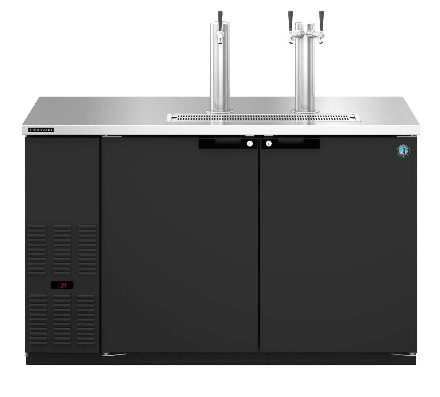 Hoshizaki DD59 | 60" Wide 2 Section Black Vinyl Direct Draw - DD59