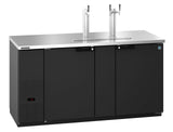 Hoshizaki  70" Wide 2 Section Black Vinyl Direct Draw - DD69