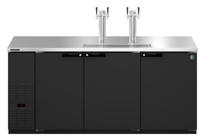 Hoshizaki DD80 | 80" Wide 3 Section Black Vinyl Direct Draw - DD80