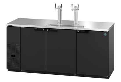Hoshizaki DD80 | 80" Wide 3 Section Black Vinyl Direct Draw - DD80