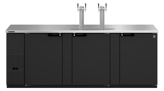 Hoshizaki DD95 | 96" Wide 3 Section Black Vinyl Direct Draw - DD95
