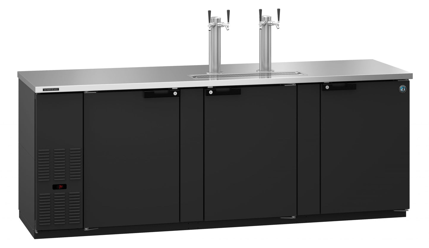 Hoshizaki DD95 | 96" Wide 3 Section Black Vinyl Direct Draw - DD95