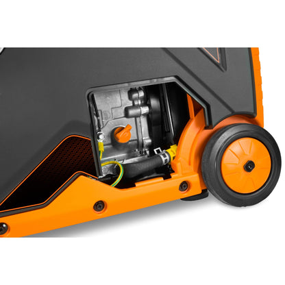 WEN DF452iX Super Quiet 4500-Watt Remote Electric Start Dual Fuel RV-Ready Portable Inverter Generator with Fuel Shut-Off and CO Watchdog - DF452iX