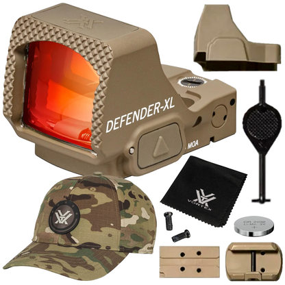 Vortex Optics Defender-XL 5 MOA Micro Red Dot, TAN - (DFXL-MRD5-T)