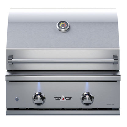Delta Heat 26 Inch Natural Gas Grill with Interior Lights - DHBQ26G-DN