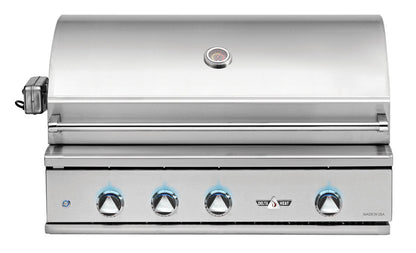 Delta Heat 38” Outdoor Gas Grill w/ Infrared Rotisserie - DHBQ38-D-Config