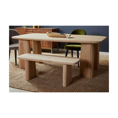 Union Home Laurel Dining Bench - Natural -  DIN00164