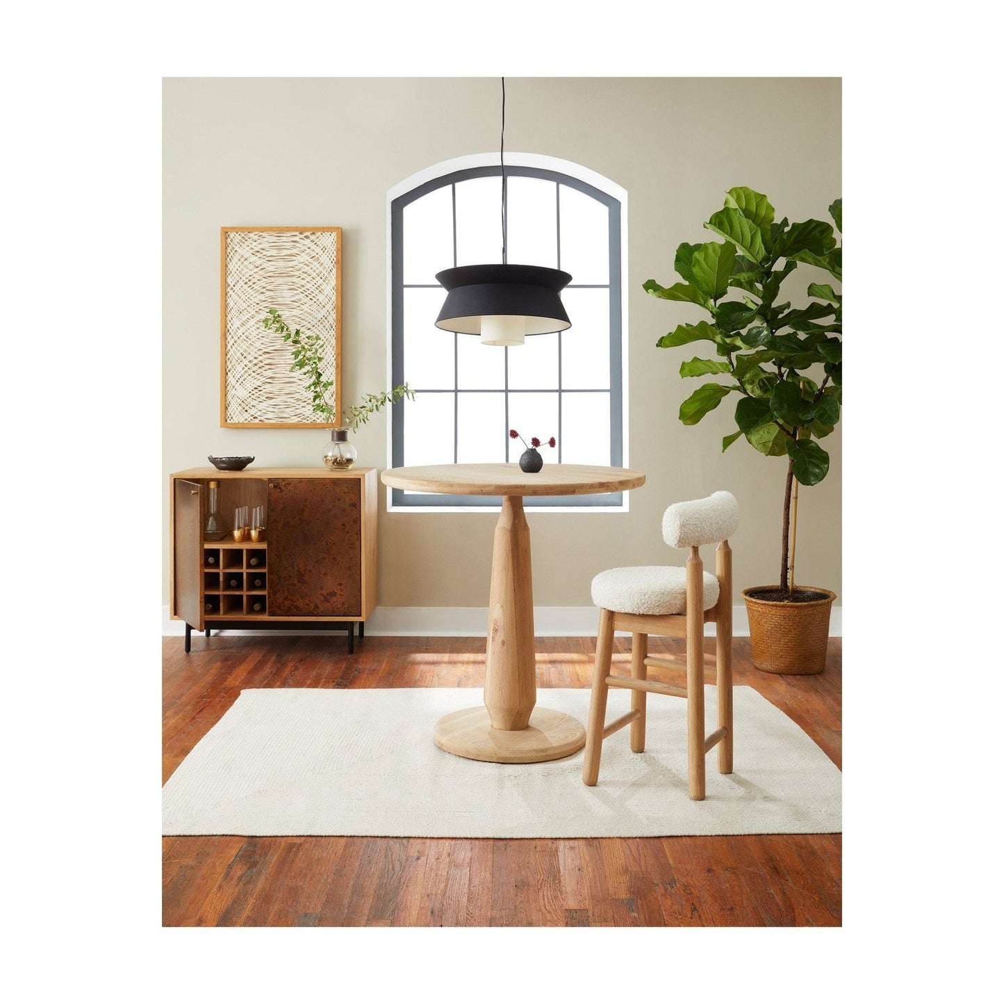 Union Home Dowel Counter Table - Natural - DIN00166