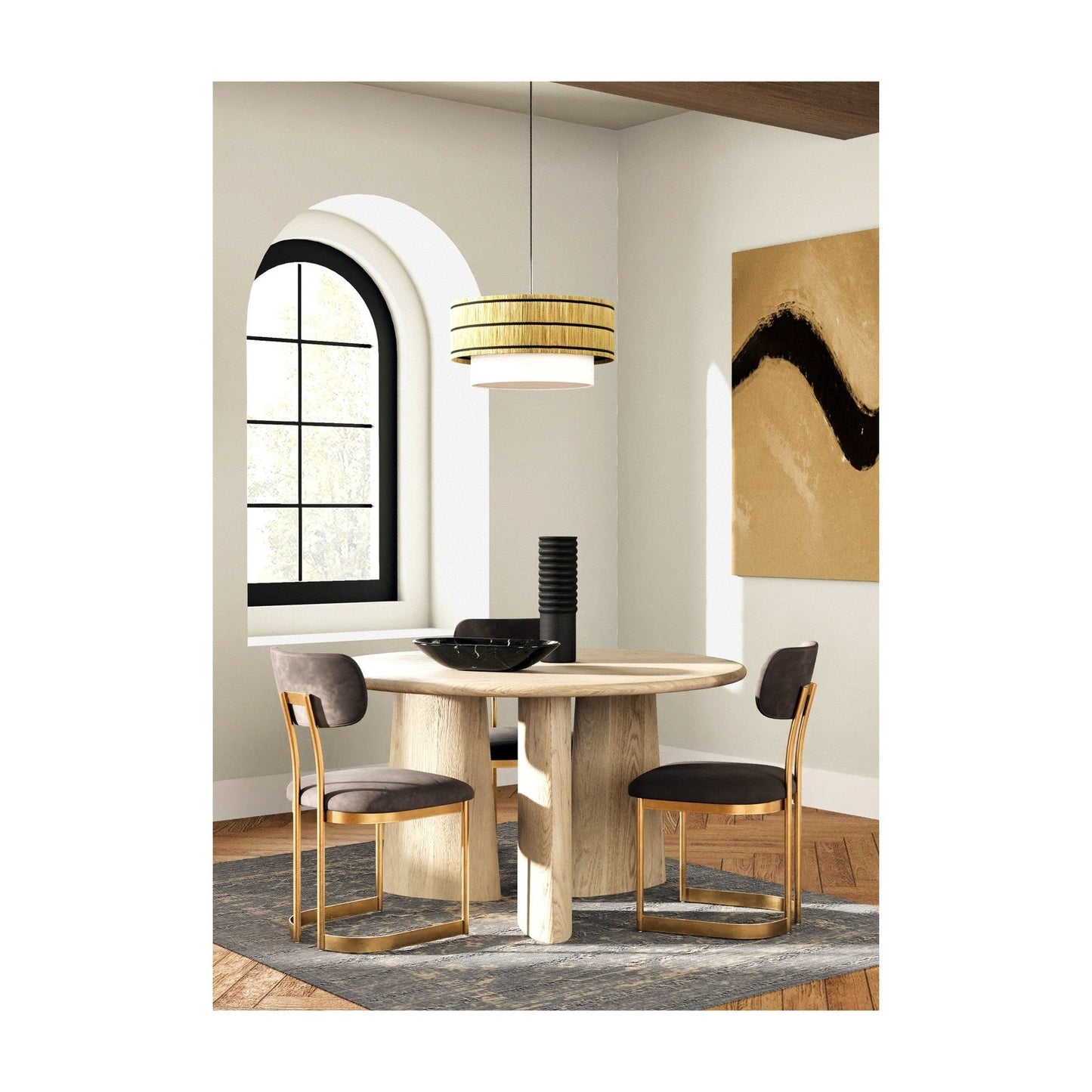 Union Home Laurel Round Dining Table  - DIN00217
