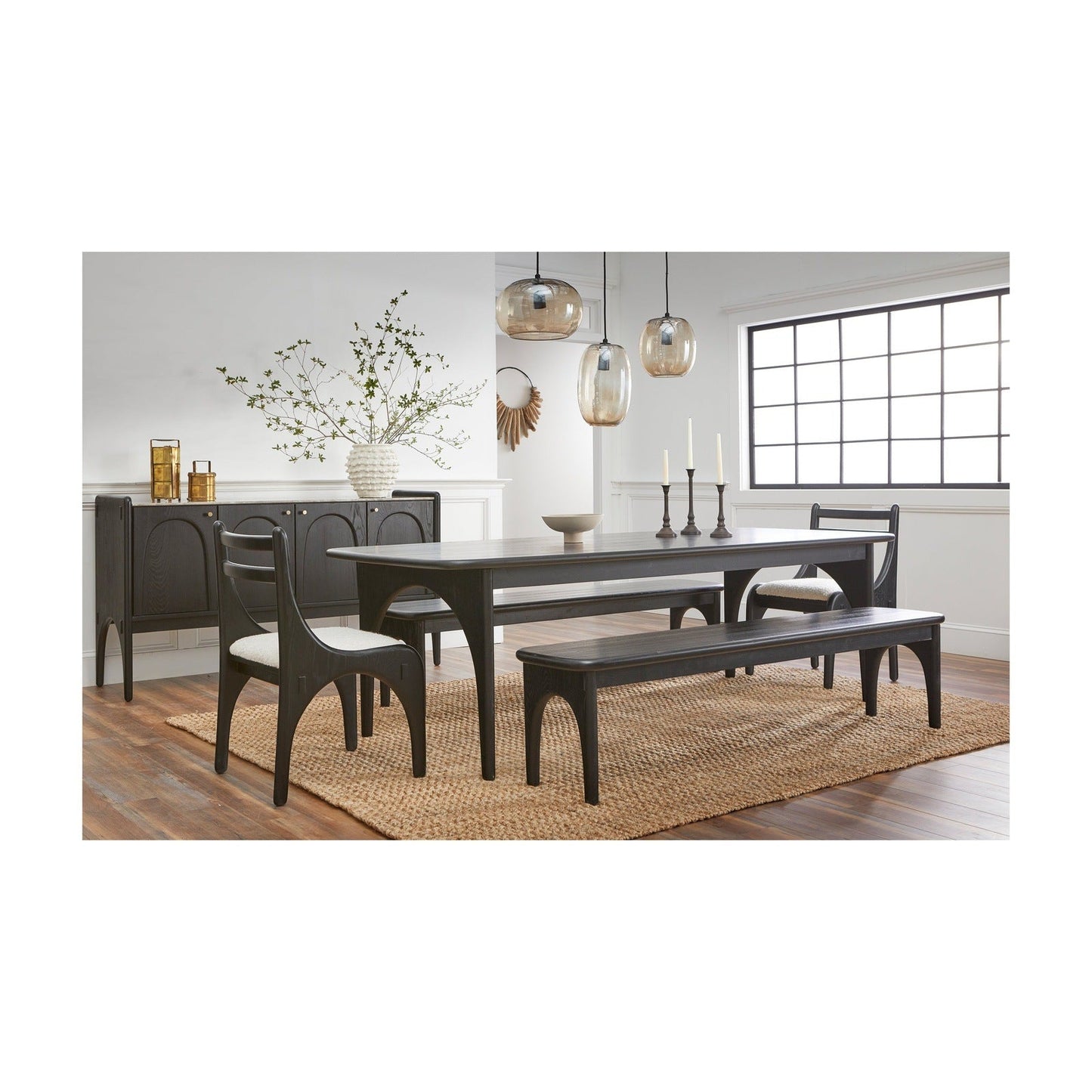 Union Home Luna Chair - Charcoal  - DIN00282
