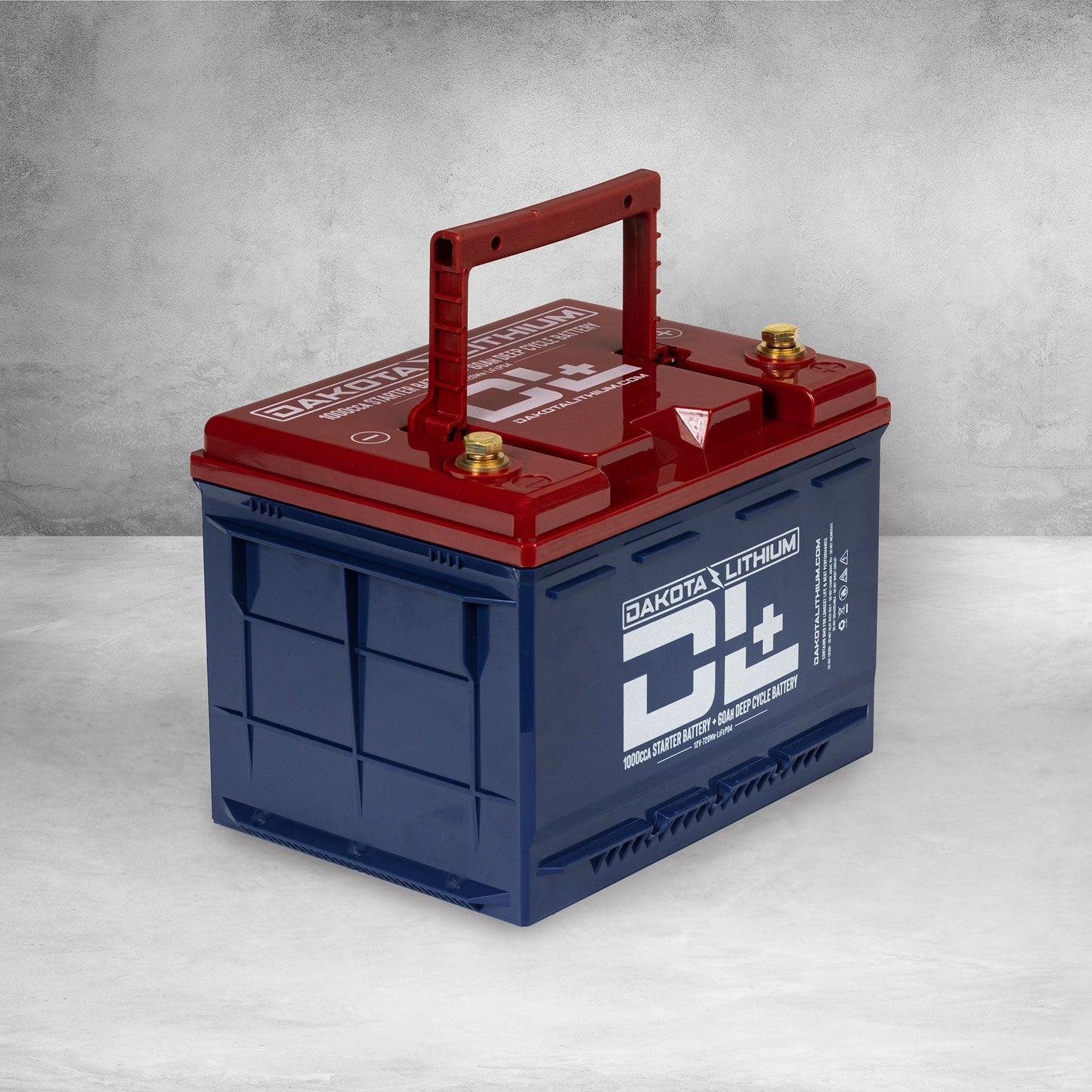 DL+ 12V 60AH LIFEPO4 GOLF CART & 1000 CCA AUTOMOTIVE STARTER BATTERY - PID12V60AHPLUS