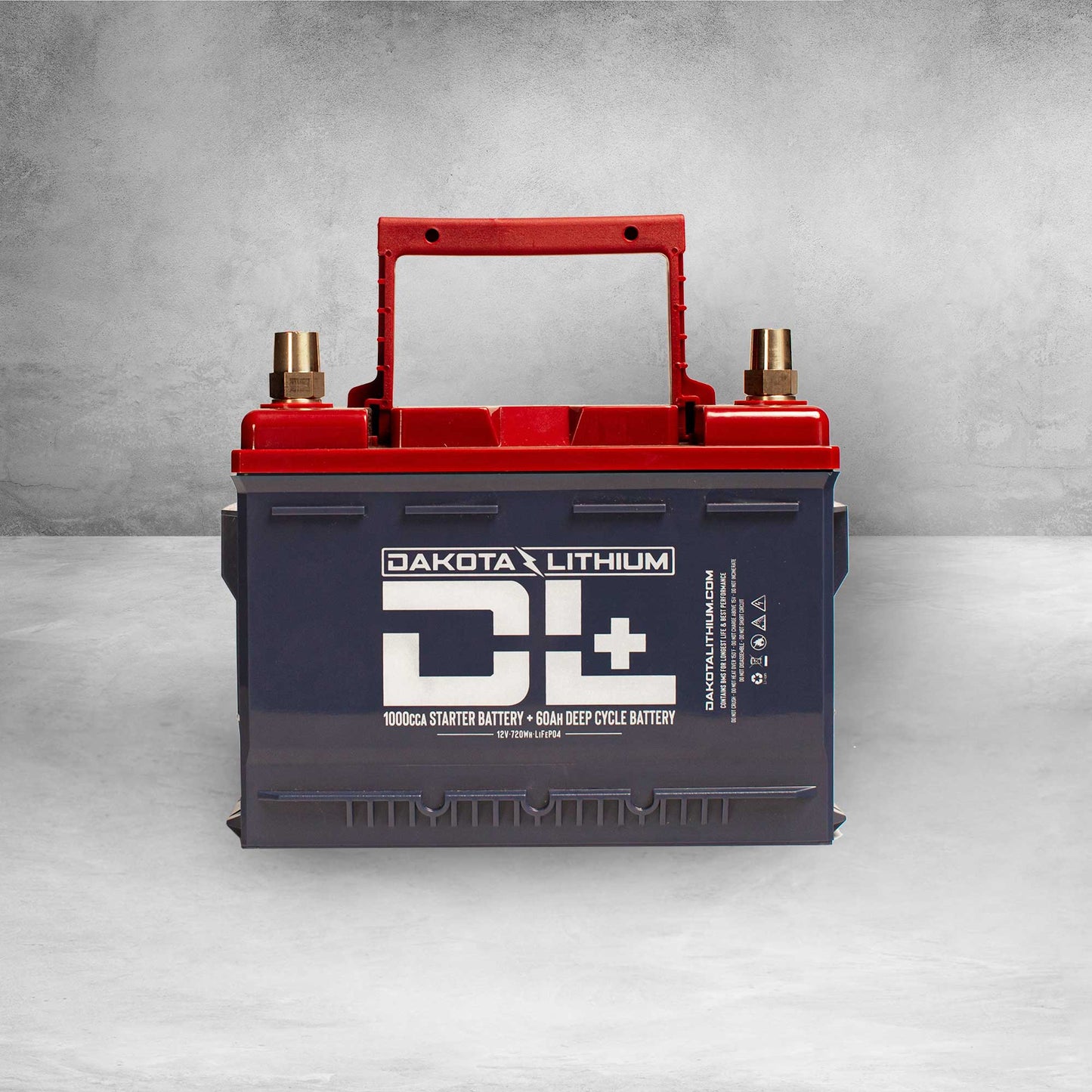 DL+ 12V 60AH LIFEPO4 GOLF CART & 1000 CCA AUTOMOTIVE STARTER BATTERY - PID12V60AHPLUS