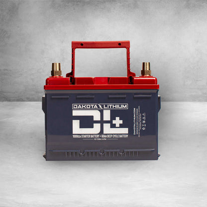DL+ 12V 60AH LIFEPO4 GOLF CART & 1000 CCA AUTOMOTIVE STARTER BATTERY - PID12V60AHPLUS