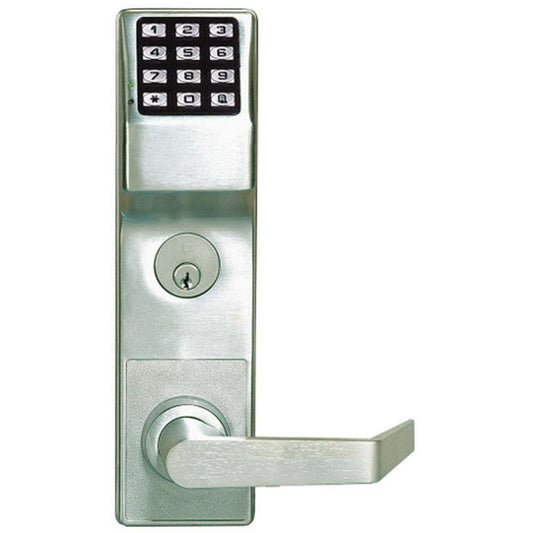 Alarm Lock Trilogy Digital Classroom Mortise Lever Lock w/ Audit Trail - Networx - Left-handed/Reversible - 26D - Satin Chrome - ALL-DL6500CRL-26D