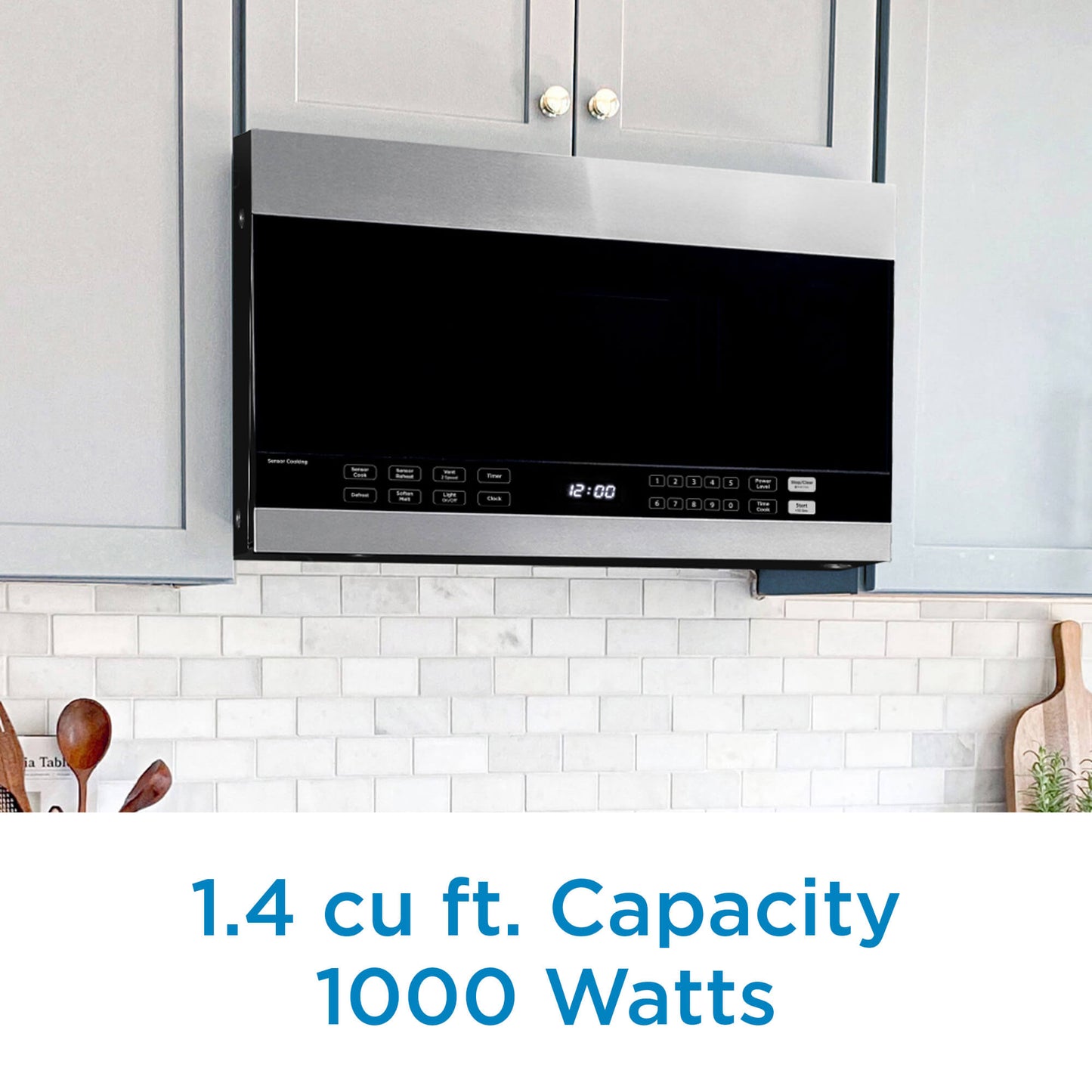 Danby - 24" OTR Microwave with Sensor Cooking Controls, 10 Power Levels OTR - DOM014401G1