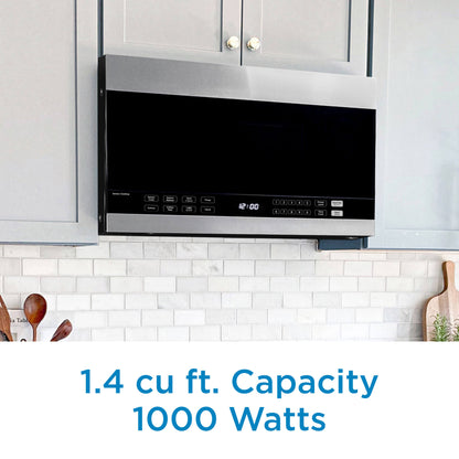 Danby - 24" OTR Microwave with Sensor Cooking Controls, 10 Power Levels OTR - DOM014401G1