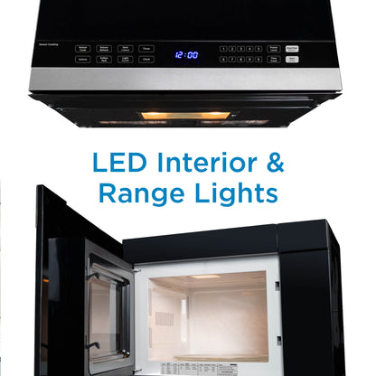 Danby - 24" OTR Microwave with Sensor Cooking Controls, 10 Power Levels OTR - DOM014401G1