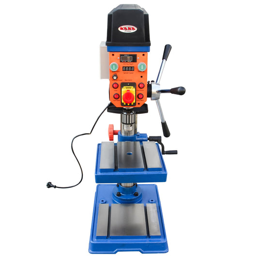 Kaka industrial DP-16 - 5/8" Variable-Speed Benchtop Drill Press with Laser, Bench Top Drill Press for Metal and Wood Working - 187105V110