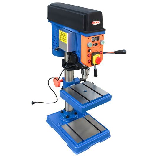 Kaka industrial DP-16 - 5/8" Variable-Speed Benchtop Drill Press with Laser, Bench Top Drill Press for Metal and Wood Working - 187105V110