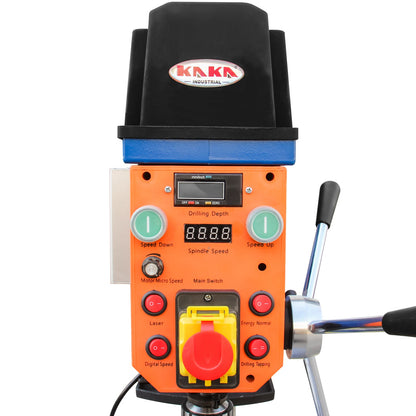 Kaka industrial DP-16 - 5/8" Variable-Speed Benchtop Drill Press with Laser, Bench Top Drill Press for Metal and Wood Working - 187105V110