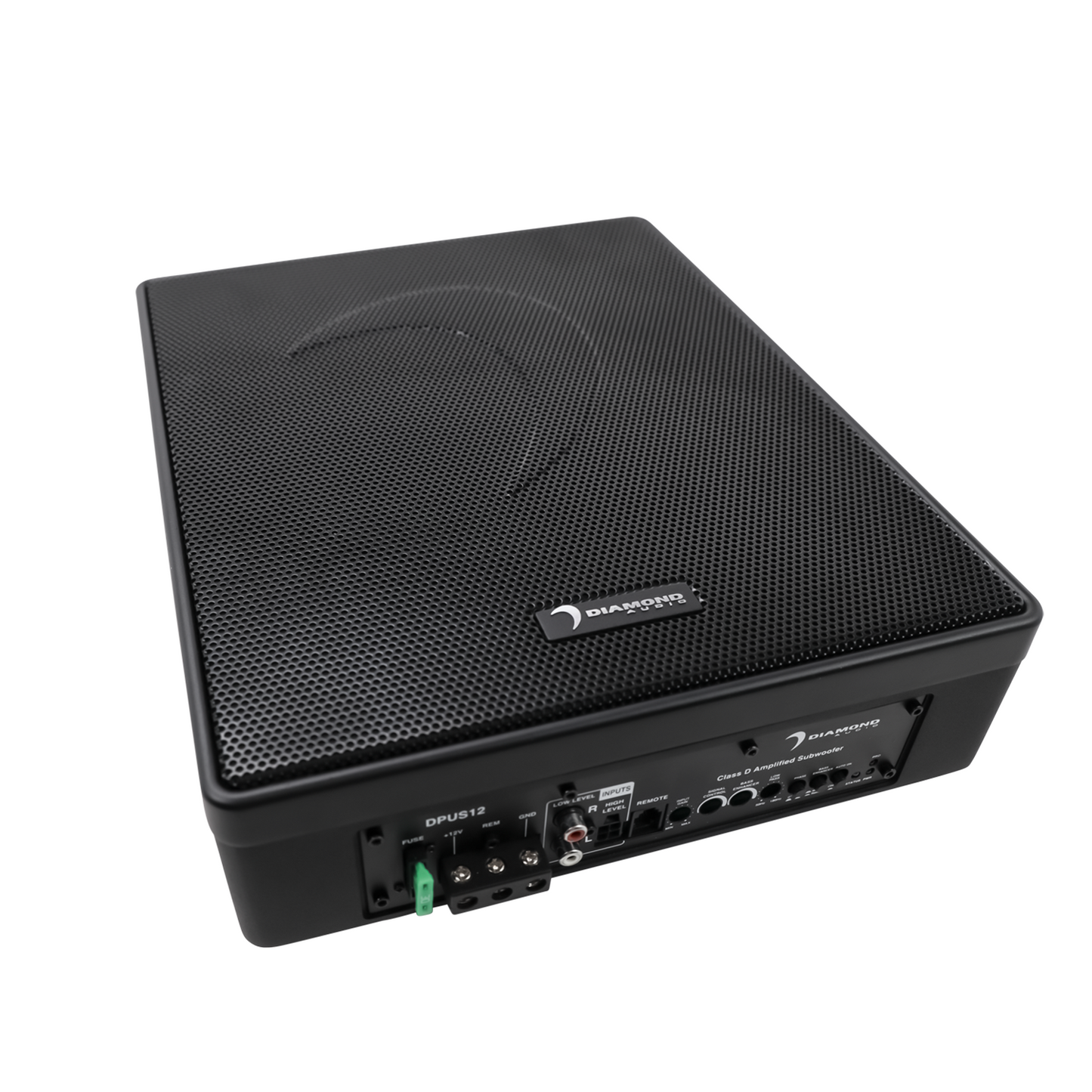 Diamond Audio DMD Series 12" Active Slim Subwoofer w/Bass Enhancement - DPUS12