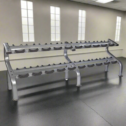 TROY DR-10 10-Pair Dumbbell Saddle Rack