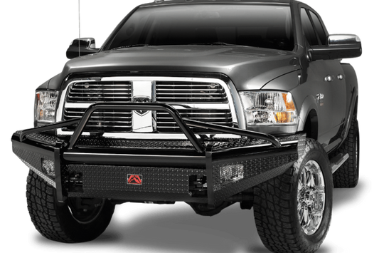 Fab Fours DR03-S1062-1 Dodge Ram 2500/3500 2003-2005 Black Steel Front Bumper with Pre-Runner Guard