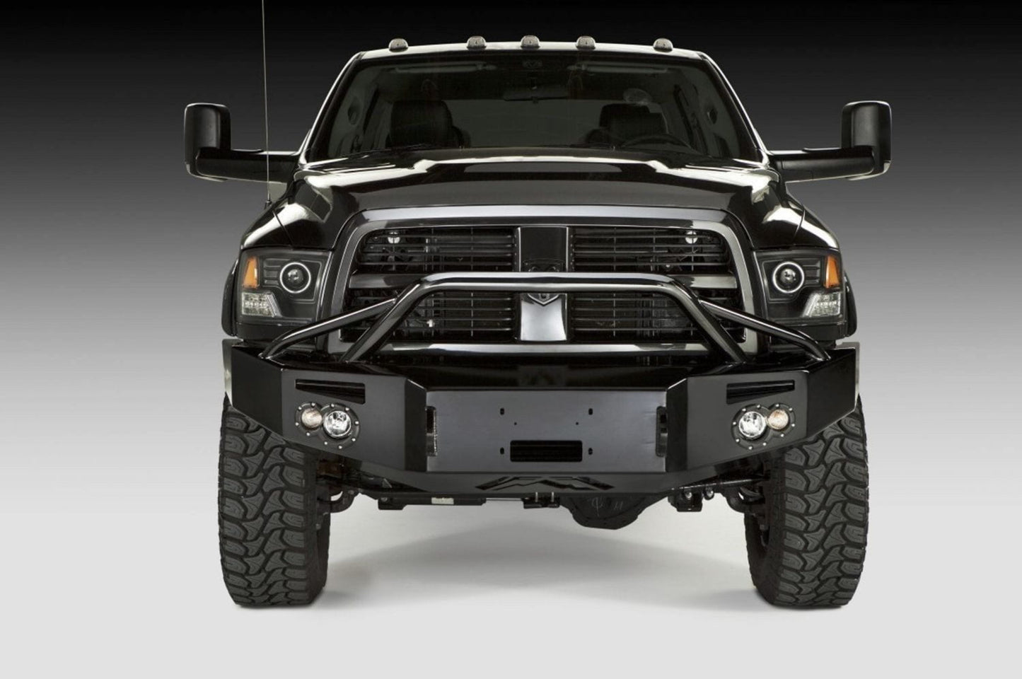 Fab Fours Premium Pre-Runner Front Bumper 2010-2018 Dodge Ram 4500/5500 DR10-A2952-1