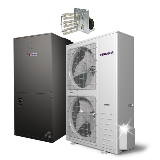 Pioneer 48,000 BTU 17.5 SEER2 Ducted Central Split Inverter+ Air Conditioner Heat Pump System, 2nd Generation - DYR4248GMFI18R