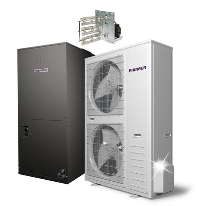 Pioneer 48,000 BTU 17.5 SEER2 Ducted Central Split Inverter+ Air Conditioner Heat Pump System, 2nd Generation - DYR4248GMFI18R