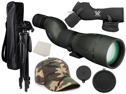 Vortex Optics Diamondback HD Spotting Scope, 20-60x85 with Gift (Tripod+Hat) - DS-85S_Hat-CD_SAB203