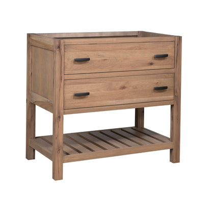QW Amish Open Shelf Vanity (Select Size) - 143Y-VOS141-24