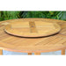 Midtown Concept Lazy Susan Square Outdoor Dining Table - BT 543